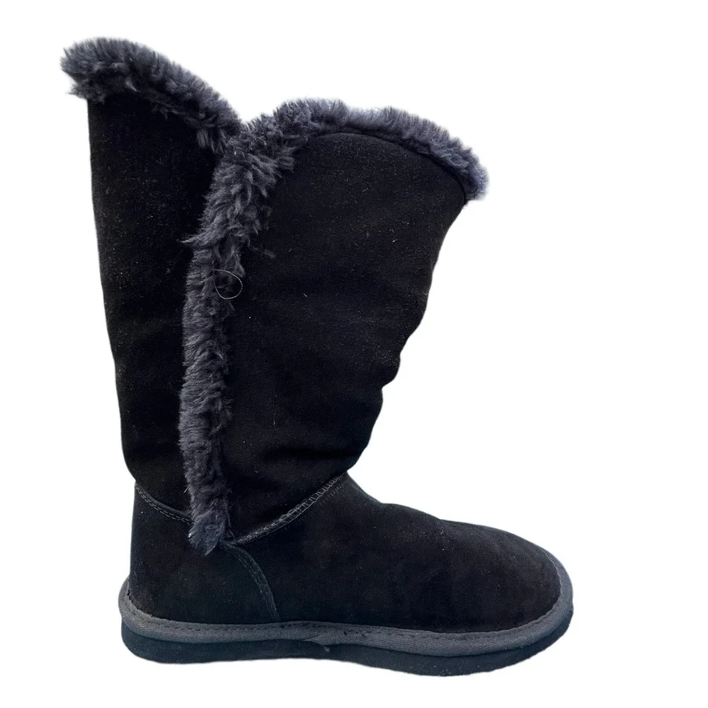 Canyon River Blues Women’s Black Suede & Faux Sherpa Boot 9